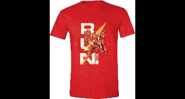 PCMerch The Flash - Run Heren Tshirt - M - Rood