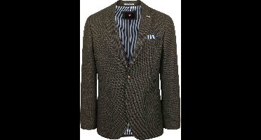 Suitable Colbert Leek Donkergroen - Maat 54 - Heren blazer