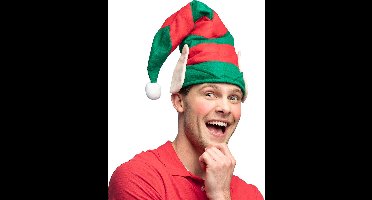 Boland - Kerstmuts Elf - Één maat - Volwassenen - Unisex - Kerst