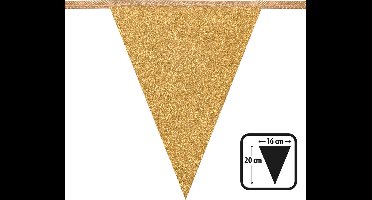 Boland - Kartonnen vlaggenlijn glitter Eid Mubarak - Geen thema - Ramadan versiering