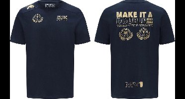 Oracle Red Bull Racing Max Verstappen 2022 World Champion T-shirt-XXS