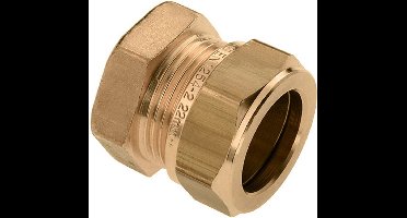 Bonfix messing knelfitting eindkap 15mm F