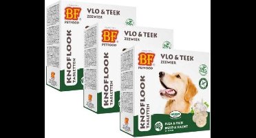 3x55 st Biofood hondensnoepjes bij vlo zeewier hondensnack