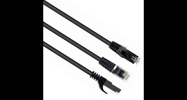 CablExpert PP6-0.5M/BK - Netwerkkabel, FTP Cat6, zwart
