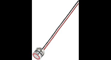 TRU COMPONENTS 649955 PS193P10Y01R24L Piëzotoets Rood (Ø) 22 mm 1 stuk(s)