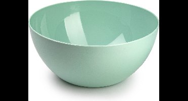 Plasticforte Serveerschaal/saladeschaal - D28 x H14 cm - kunststof - mintgroen - 4500 ml