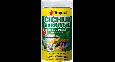 Tropical Cichlide Pellets | Herbivoor Small 250ml | Cichlide Visvoer