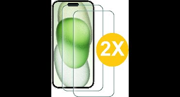 Screenprotector Geschikt voor 15 Plus screenprotector Beschermglas - Screenprotector Geschikt voor 15 Plus Screen protector gehard glas - Screenprotector Geschikt voor 15 Plus - 2 Stuks