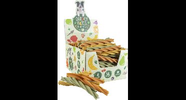 Voordeelverpakking : Garden Bites Fruity dental swirls 16cm - 135 stuks