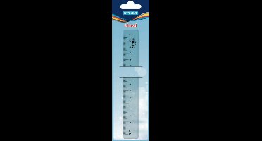 Stylex 15 cm liniaal plastic