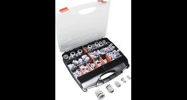 Quadrios 2009CA109 Wartel assortiment PA66 Grijs-wit (RAL 7035) 1 set(s)