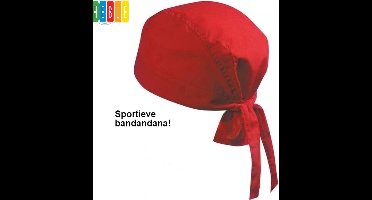Rode, Unisex Sportbandana - One Size Fits All - van Heble®