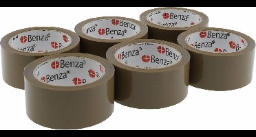 24 Rollen - Extra Sterke Bruine Verpakkingstape - Breed Plakband 50 mm x 66 mtr