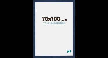 Your Decoration - Fotolijst 70x100 cm - MDF - Donkerblauw Geveegd - Mura