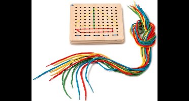 Toys for Life 'Kijk en rijg' - Fijne motoriek- Educatief speelgoed - Sensorisch speelgoed - Spelend leren Motoriek - Fijne motoriek speelgoed - Houten speelgoed - Speelgoed 4 tot 7 jaar