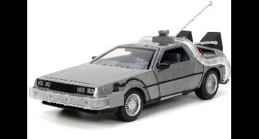 Back to the Future Hollywood Rides Diecast Model 1/24 Time Machine