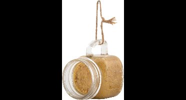 Best for Birds Vogelpindakaas - in een glazen tuinmok - vogelvoer