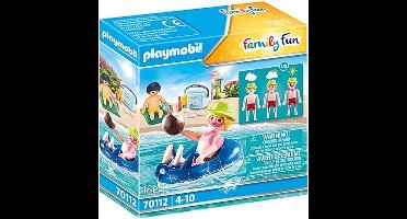 PLAYMOBIL Family Fun Badgast met zwembanden - 70112
