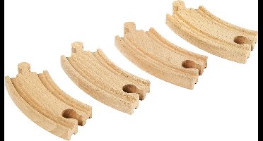 BRIO Gebogen korte rails - 33337