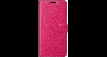 LuxeBass Telefoon Wallet Bookcase voor Xiaomi Redmi Note 10 ? Portemonnee telefoonhoesje voor Bankpassen ? Hoesje voor Xiaomi Redmi Note 10 ? Kunstleer ? Siliconen Houder ? Magnetische sluiten- Roze - bookcase - boekhoesje - book case - boek hoesje