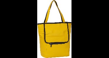 Splash Planner Shopper Fietstas 22L – Waterafstotend – Schoudertas – Reflectie – Oker Geel