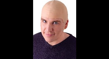 Witbaard Kaalkop - Latex prothese voor grimeren - Exclusief kleefmiddel