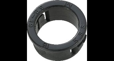TRU COMPONENTS TC-SBR19M203 Kabeldoorvoering Montagegat: 19 mm Klem-Ø (max.): 15.8 mm Plaatdikte (max.): 3.2 mm Polyamide Zwart 100 stuk(s)