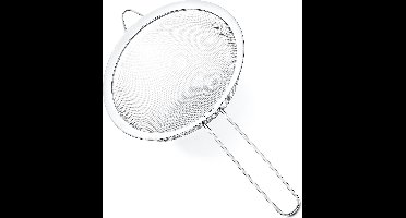 20 cm fijnmazig zeef - premium 304 roestvrij staal - vaatwasmachinebestendig grote keukenzeef