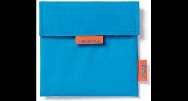 Snack'n'Go Herbruikbaar Boterhamzakje - Fluor Blue