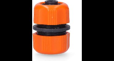 EDM Koppelstuk Tuinslang 12-15mm - 1/2 & 5/8" - Oranje