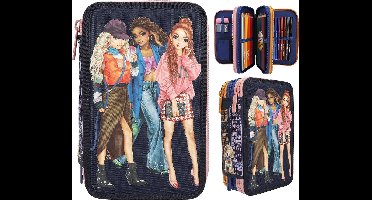 Depesche - TOPModel 3-vaks gevulde etui - CITY GIRLS