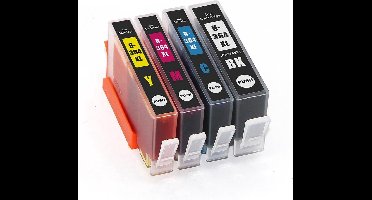 Inktcartridge Geschikt voor HP 364XL / 364 | Multipack van 4 stuks