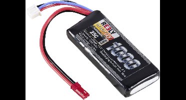 Reely LiPo accupack 7.4 V 1000 mAh Aantal cellen: 2 25 C Softcase BEC