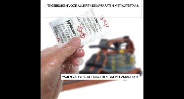 WaterRower Sterinova Puritabs Maxi Chloor tabletten (6 stk.) onderhoudsset geschikt voor Roeitrainers zoals Waterrower - Skandika - Tunturi - Sportstech - Nohrd enz