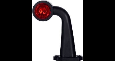 led breedtelamp rechts 180mm 2x led - aanhanger zijlamp - zijlicht - breedtelicht - contourlamp