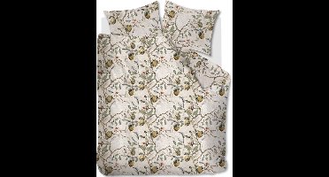 At Home by BeddingHouse Lemon Tree dekbedovertrek - Eenpersoons - 140x200/220 - Gebroken wit