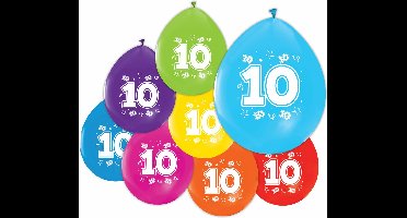 Latex ballonnen 10 jaar verjaardag