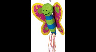 Pinata Vlinder - gekleurd - papier - 56 x 52 x 17 cm - feestartikelen verjaardag