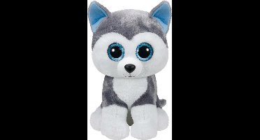 Ty Beanie Boo Husky hond - Pluche knuffel van 42 cm - Grijs/wit