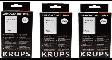 Krups - Koffiemachineontkalker - F054 - 3 Stuks