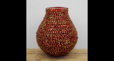 SENSE Vaas & Waxinelichthouder  Rood - *** 2 STUKS ***