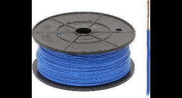 FLRY -B kabel - 1x 1,00mm - Blauw - Rol 100 meter