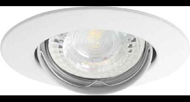 Kanlux LUTO Inbouwspot Rond Wit Kantelbaar