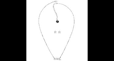 Karl Lagerfeld Karl Star Box set necklace & Earrings Silver Swarovski - Dames - Ketting - Oorbellen - 5512307 - Zilverkleurig - Swarovski