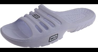BECO Heren Badslippers - Wit - Maat 48