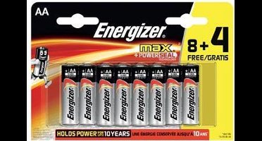 Energizer Alkaline Batterij AA 1.5 V Max 12-Promotional Blister