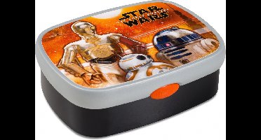 Rosti Mepal Broodtrommel Star Wars 170 X 130 X 58 Mm Grijs/oranje