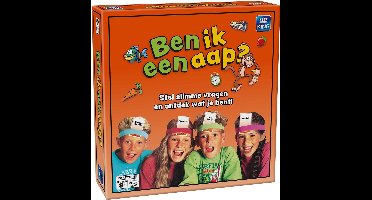 Ben ik een Aap - King - Familiespel - Raadspel met Hoofdbanden en Kaarten