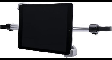 Shop4 - Universele Centrale Tablet Houder Auto Hoofdsteun (max. breedte 250mm)