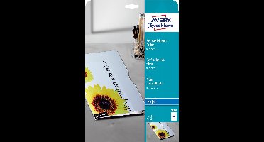 Avery 2500 Inkjet Polyester Transparant 10vel transparante film